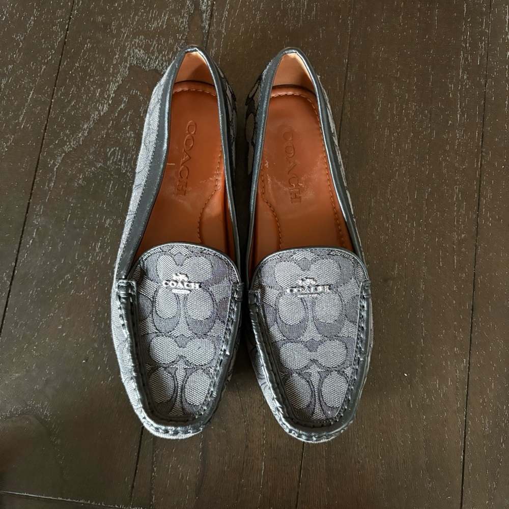 Coach Women’s‎ Canvas Signature Gable Loafers Driving Old Money Size 6.5 Classic